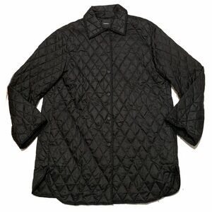 L / Theory Black Quilted Jacket